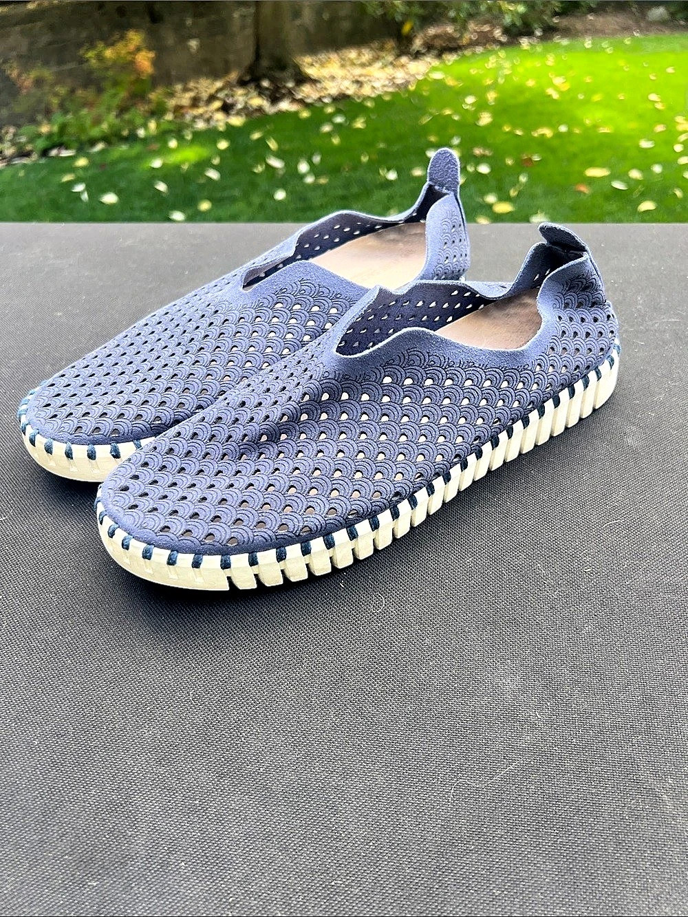 Ilse Jacobsen Tulip Slip-On Shoe Blue US 9